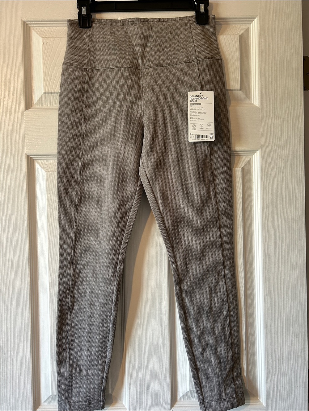 Delancey High-Rise Seam Detail Leggings - Tan